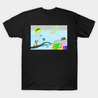 Baby bird named Avalon is getting ready to fly 🎈 T-Shirt